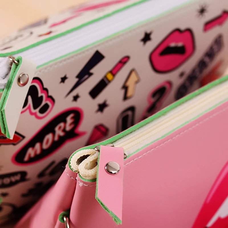 Женские косметички косметичка чехол для лета пельмень большой клатч женские