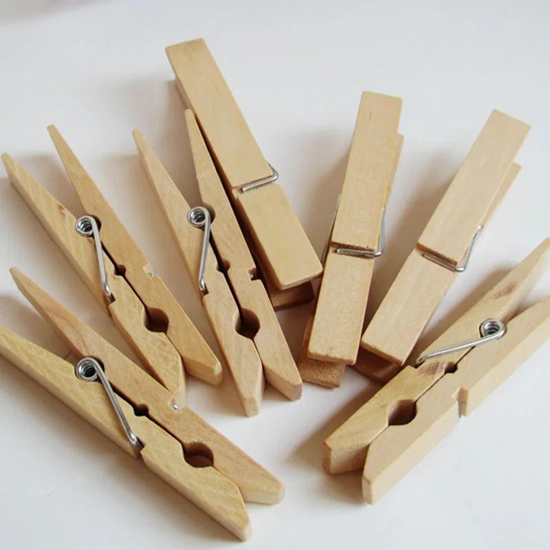 50 шт. деревянные прищепки для фотоальбомов 3 5 см|colored wood|scrapbooking wooden decorationskids wood crafts