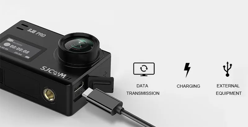 SJCAM SJ8 pro Экшн-камера 4K sj8 plus Спортивная камера sj8 air 1296P wifi Водонепроницаемая Спортивная DV 2,33 с сенсорным экраном уличная SJ cam