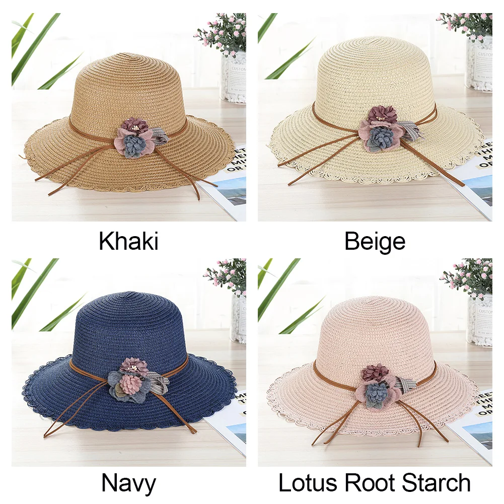 Женская модная Подарочная Повседневная простая летняя соломенная уличная