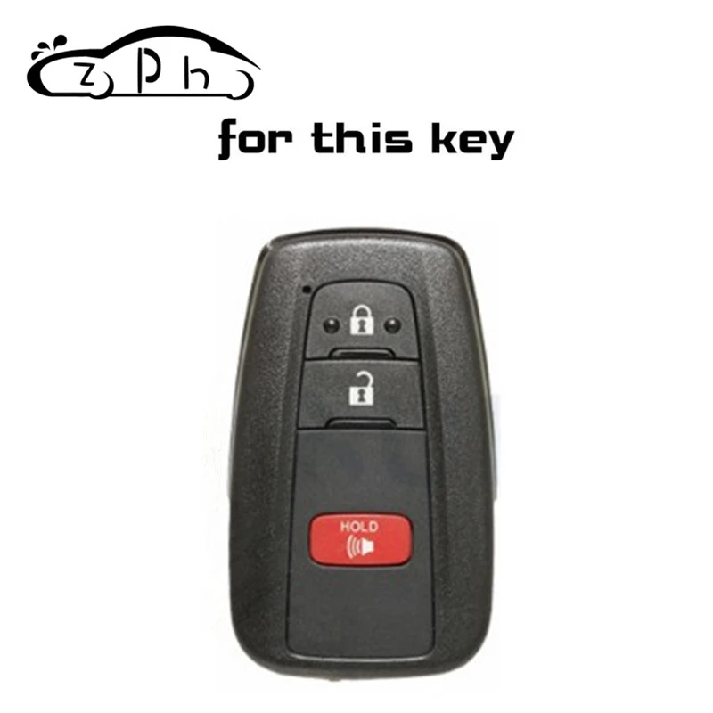 Умный пульт дистанционного управления с 3 кнопками и 2 для Toyota флуоресцентная