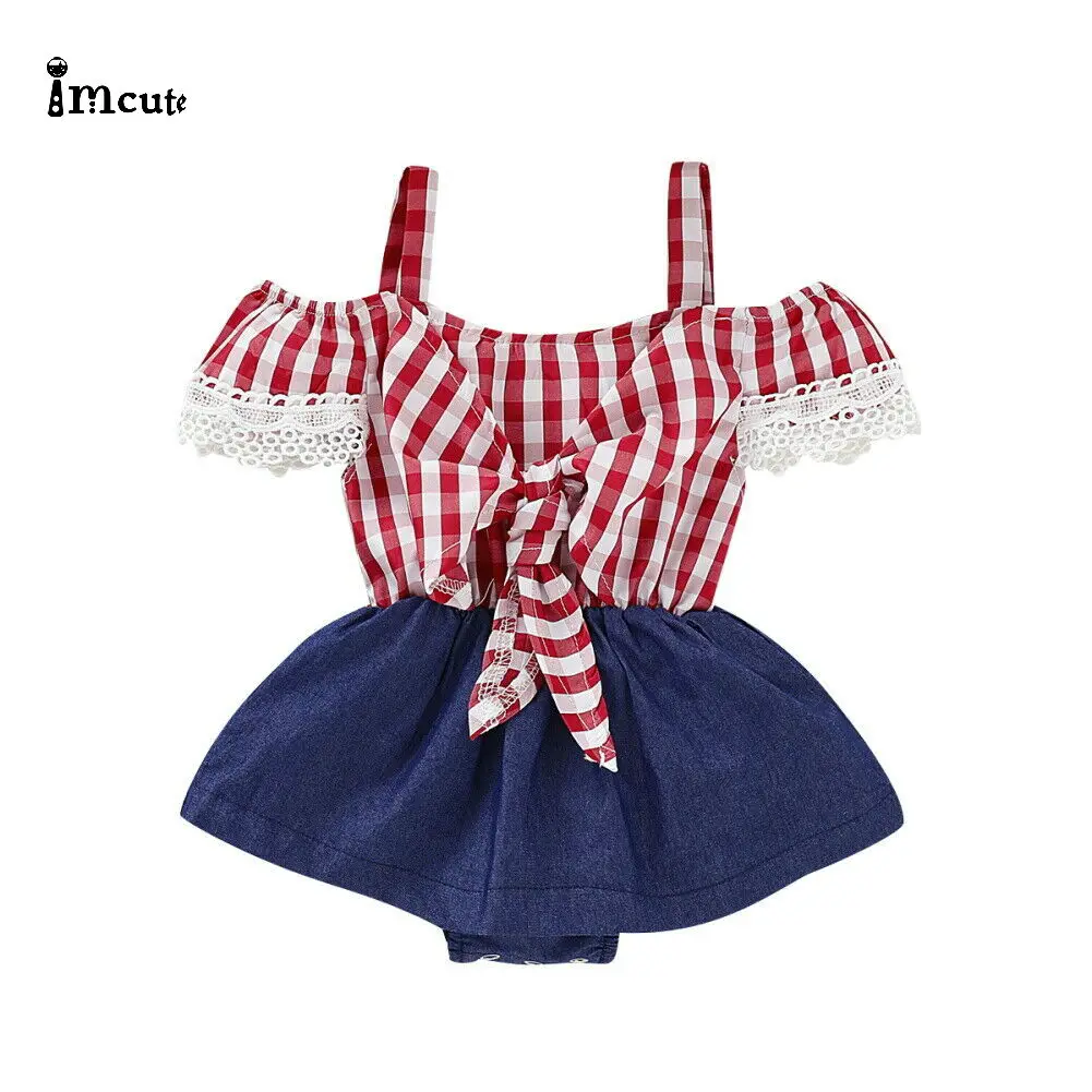 Повседневное платье с нагрудником без рукавов для маленьких девочек джинсовые