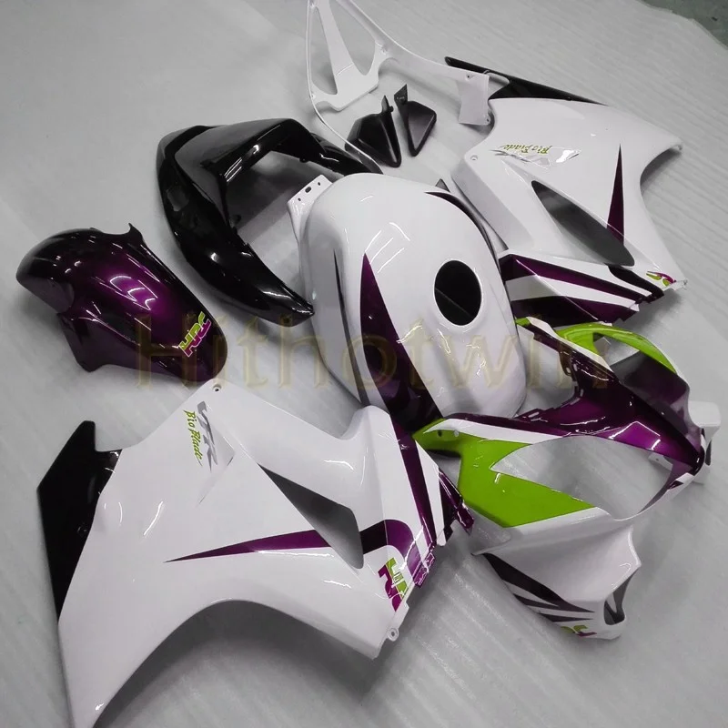 Пользовательские мотоцикла хомут для HONDA 2002 2003 2004 2005 2006 2007 2008 2012 VFR800 02-12 ABS Пластик Обтекатель+ болты+ белый - Цвет: H