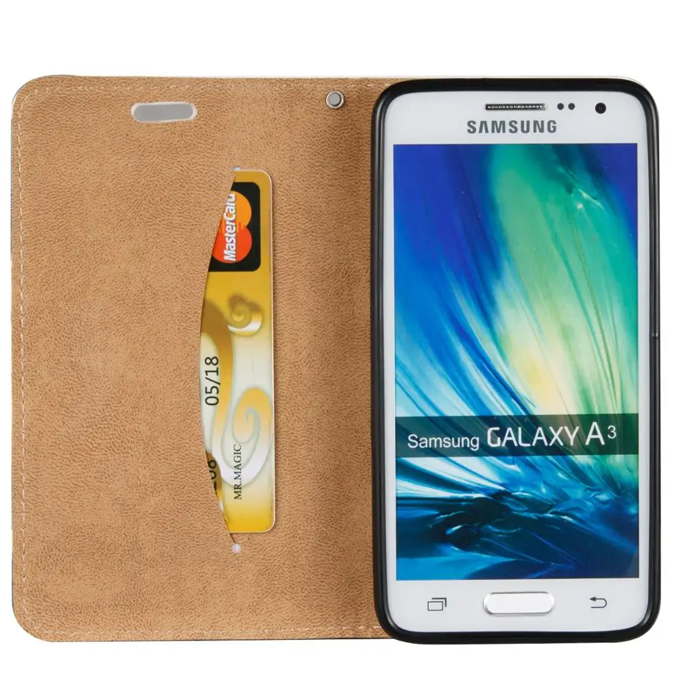 Флип Чехол Для Samsung Galaxy A3 2015 A300 A300F A300FU A300H/DS кожаный чехол для 3 300 SM-A300H/DS SM-A300F SM-A300FU |