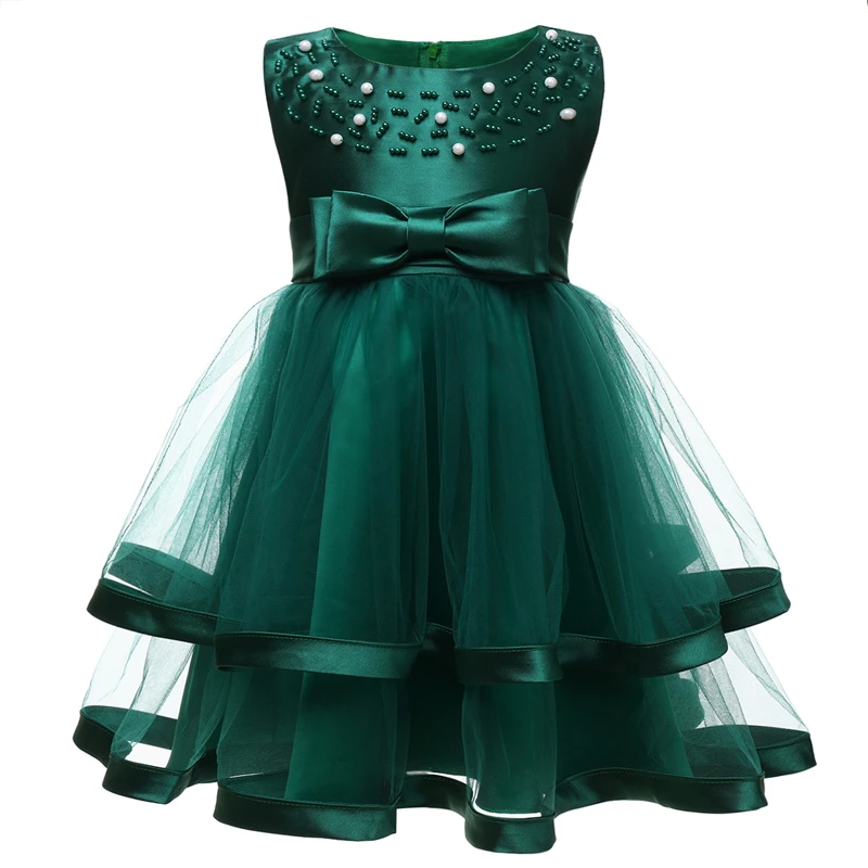 Easter dress Girls tutu Kids Clothing Elegant hand beading Dresses for Children Princess Party Costumes Communion | Детская одежда и