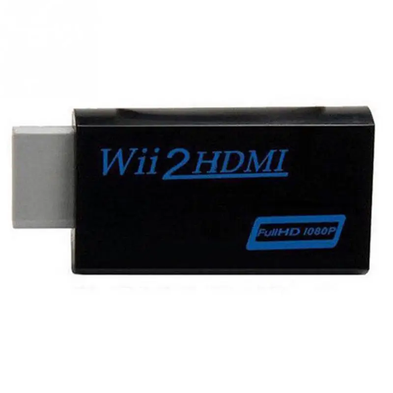 2018 Новый HDMI конвертер Поддержка FullHD 720P 1080P 3 5 мм аудио для wii 2HDMI адаптер