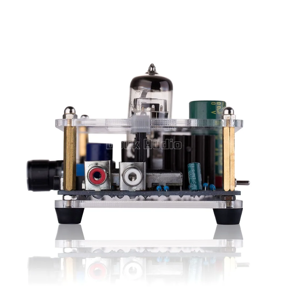 Douk audio Mini 6N11 вакуумный ламповый усилитель для наушников Предварительный усилитель класса A HiFi усилитель с ВЧ& Mid& Bass