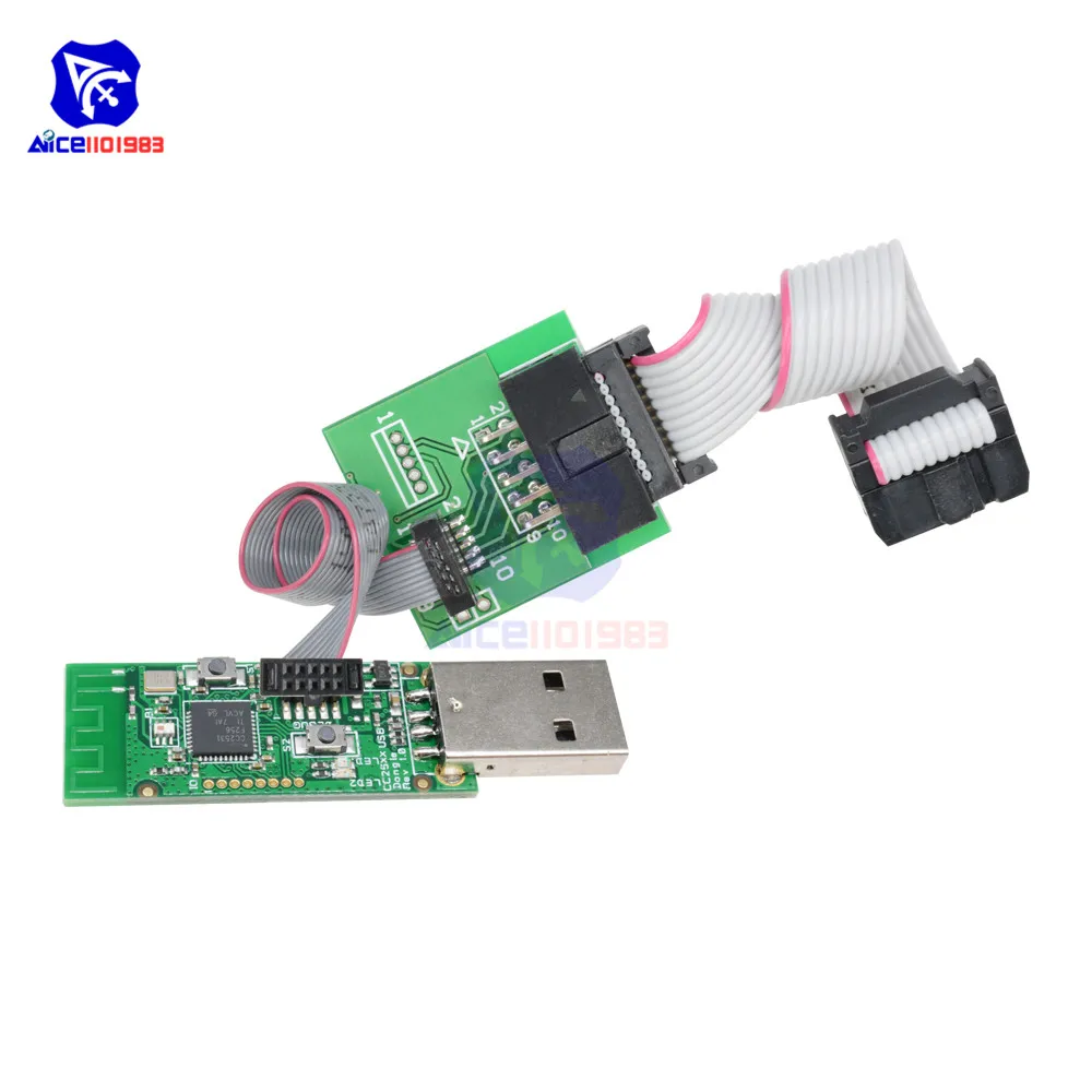 Diymore CC2531 CC2540 Zigbee Sniffer Беспроводная плата Bluetooth 4 0 модуль захвата ключа USB