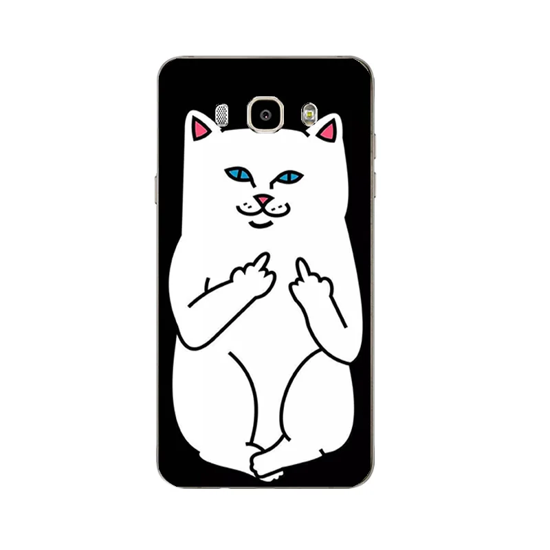 Сделай Сам для Samsung Galaxy J7 2015/2016/2017 чехол J700/J710 J730 S4 S5 Мягкий ТПУ с принтом кошки |