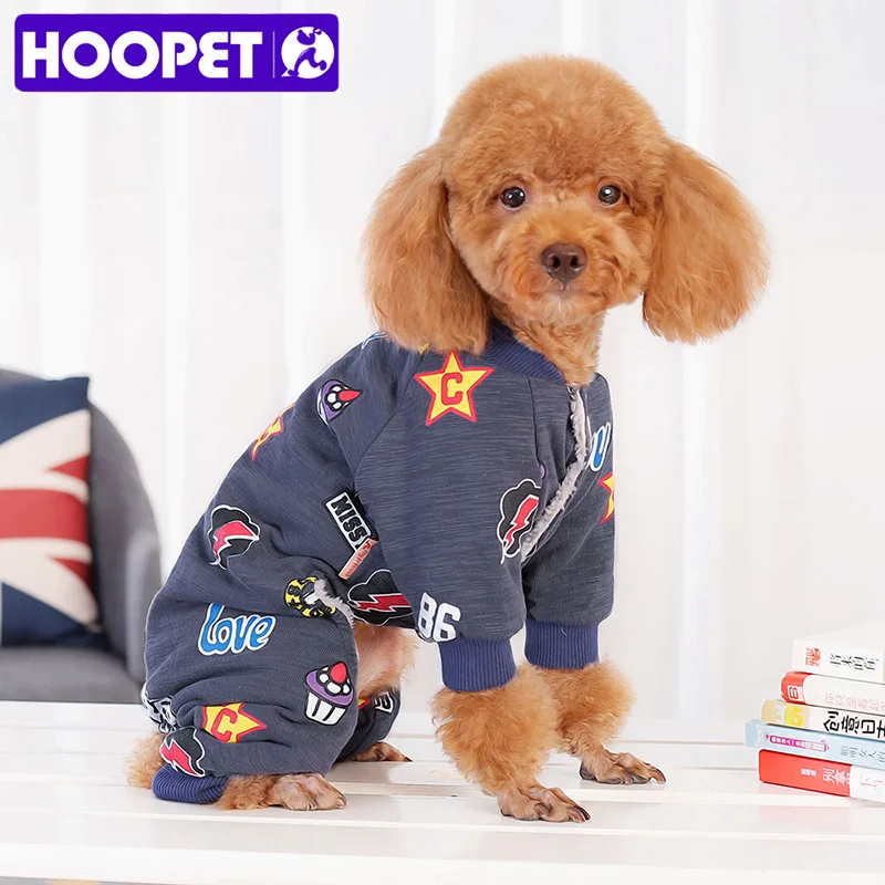 HOOPET Одежда для собак Тедди четыре фута хлопок щенков питомец маленькая собачка