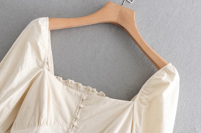 2019 Летние повседневные женские топы и блузки Длинные рукава рубашки белый