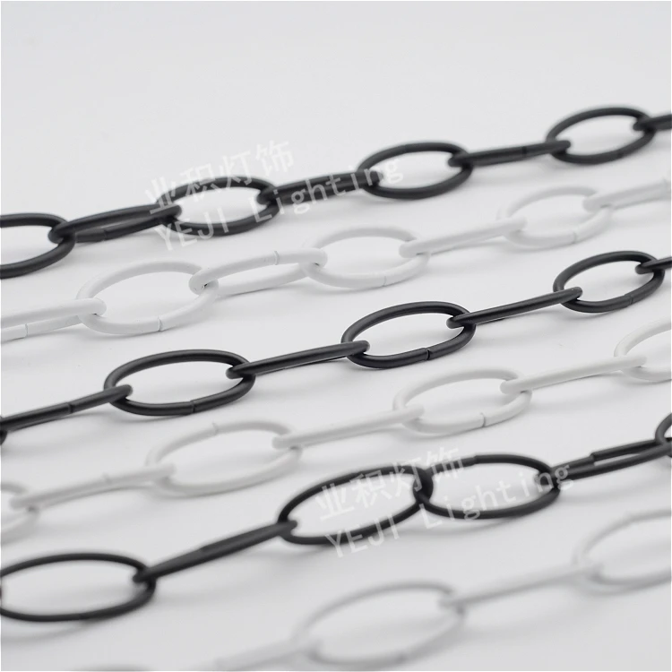 Черные белые цепочки в форме яйца подключается Пряжка для мероприятий подходит