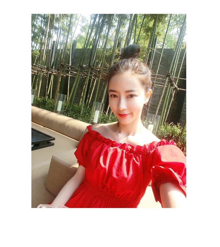 Parollada Для женщин пикантные красные Slash Средства ухода за кожей Шеи Тонкий