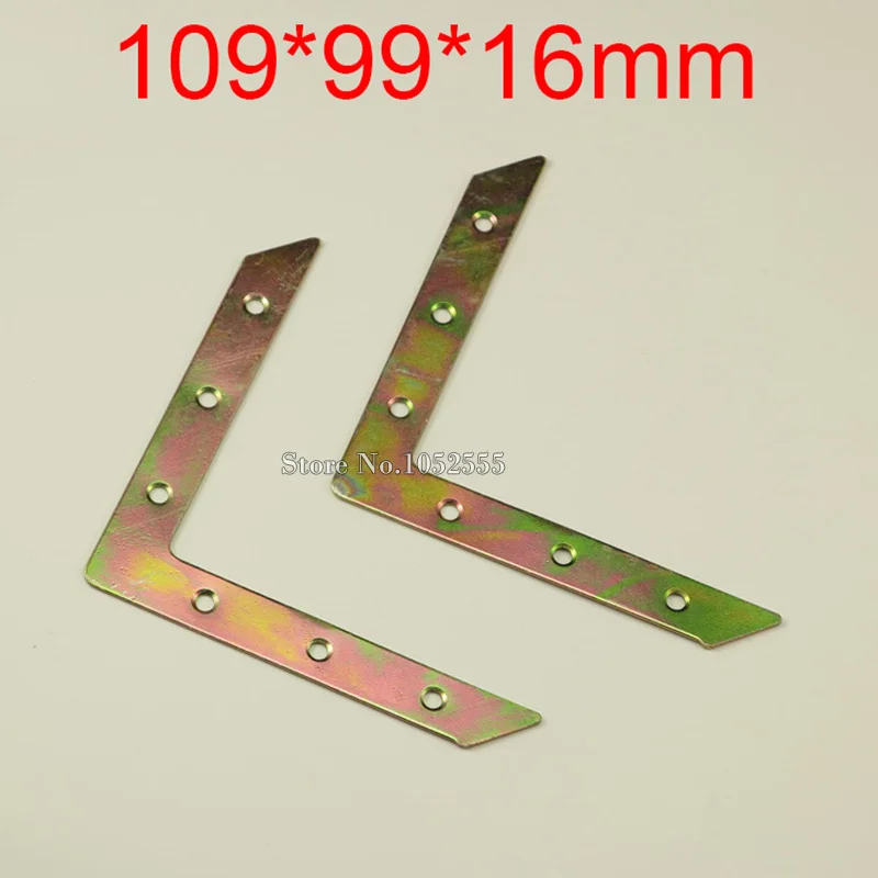 

10PCS 109*99*16mm metal furniture corners angle bracket L shape frame board support fastening fittings K282