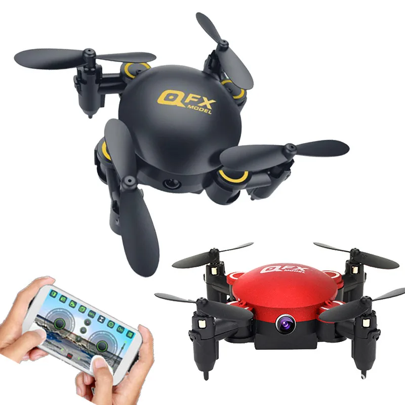 200W Pixel Mini RC Drone with Camera Wifi FPV Foldable Altitude Hold Quadcopter Remote Control Helicopter Toys For Boys Long