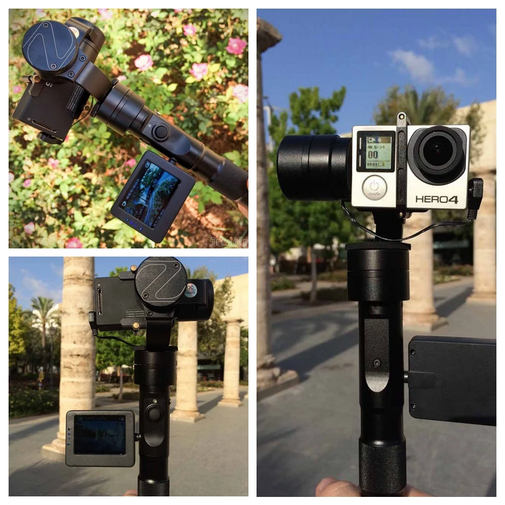 ZHIYUN Z1 Evolution Gimbal Gopro 3 осевой Ручной Стабилизатор экшн камеры для GoPro Hero 4 5
