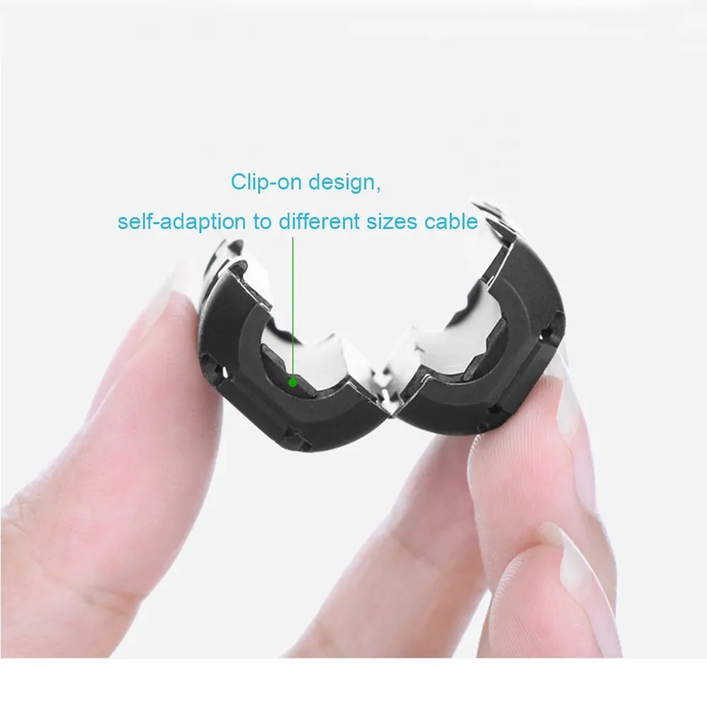 Набор из 15 магнитных ферритовых сердечников RFI EMI шумоподавитель зажим для кабеля