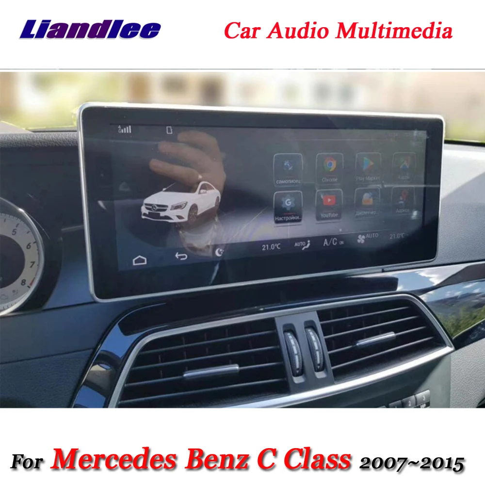 Liandlee для Mercedes Benz C Class W204 C180 C200 C260 Android радио AUX BT gps карта Navi Навигация экран мультимедиа
