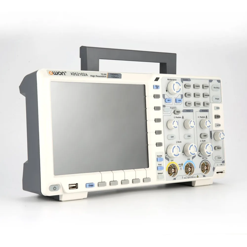 OWON XDS2102A двухканальный Глубокая память ЖК дисплей цифровой осциллограф Scopemeter Scope