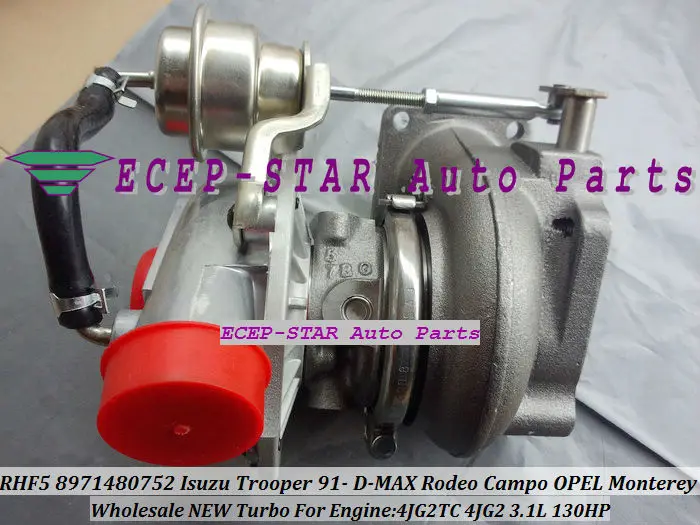 Турбокомпрессор RHF5 8971480752 для ISUZU Trooper D MAX Rodeo Campo OPEL Monterey 4JG2TC 4JB1TC 4JG2 TC 4JB1 T 3.1L