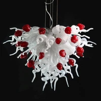 free shipping 100 led bulbs latest technology murano glass flower chandelier lamp