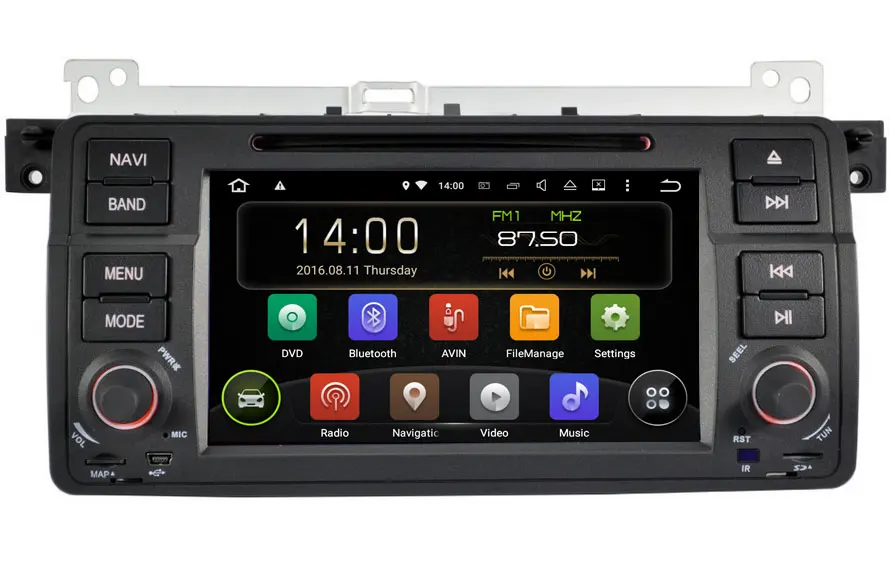 Автомобильная Мультимедийная система Android 9 0 с Bluetooth DVD Sat GPS Навигатором для BMW E46 M3