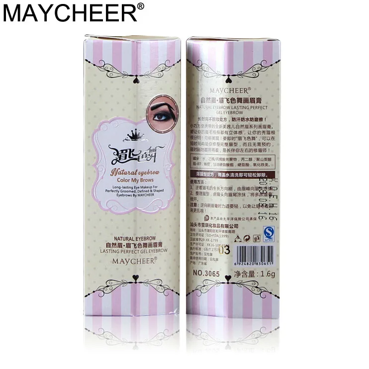 Тени для бровей MAYCHEER 5 цветов влагостойкие легко наносятся|gel finger|gel mousegel |