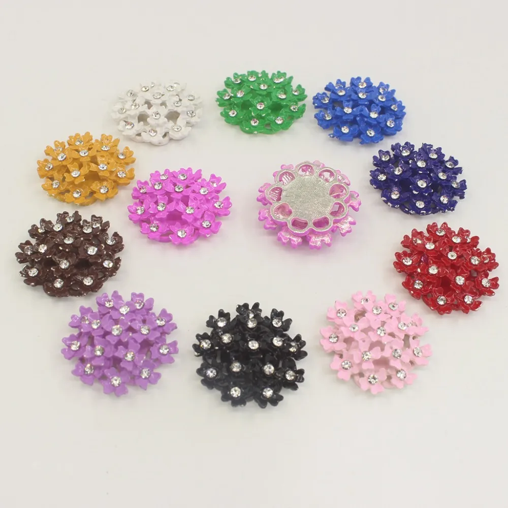 25 мм круглый алмазный горный хрусталь с плоской задней частью драгоценный камень