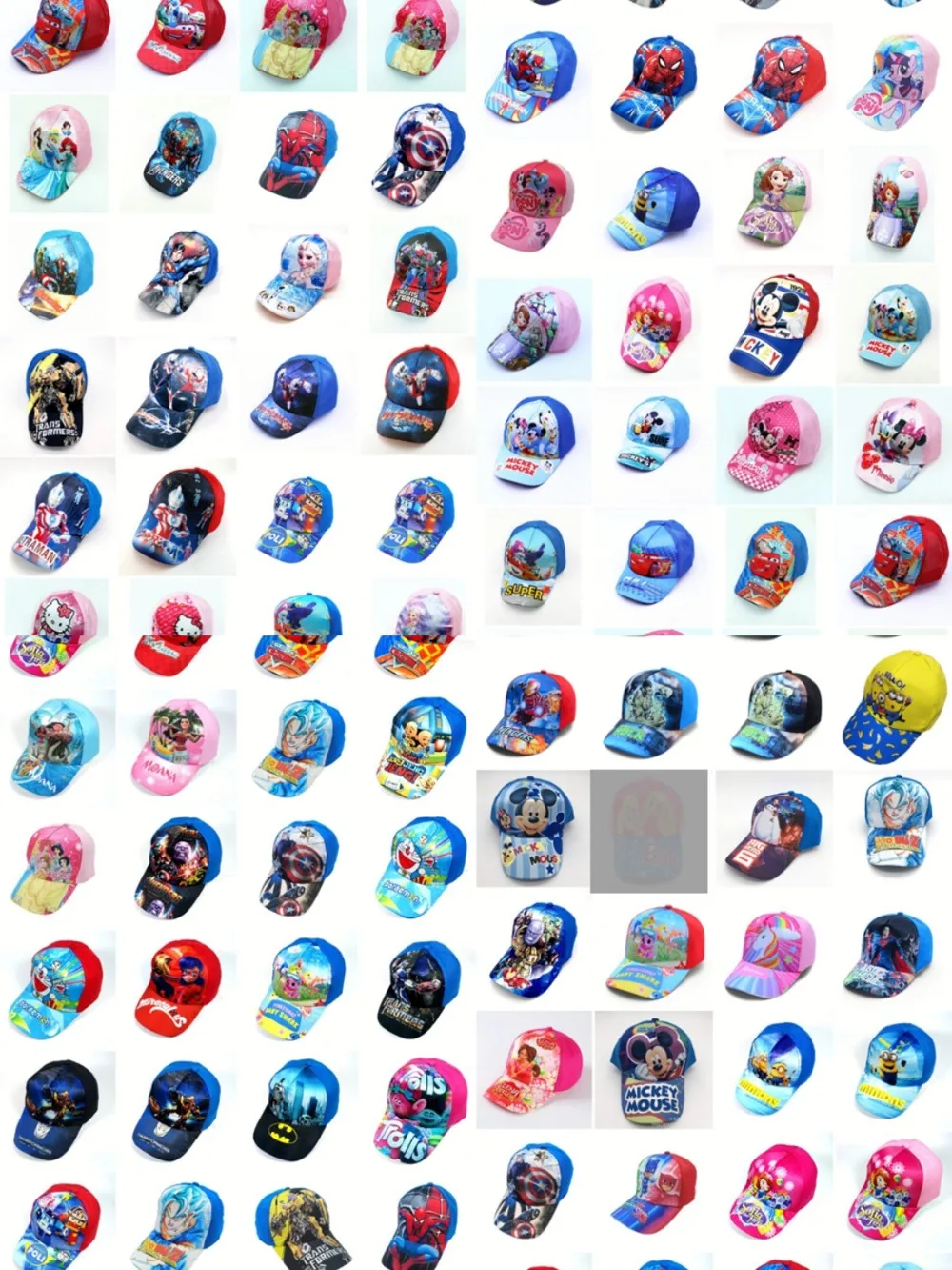 Новинка 1 шт. Мстители Бэтмен Халк Микки и Минни Маус принцессы Бейсбол Кепки