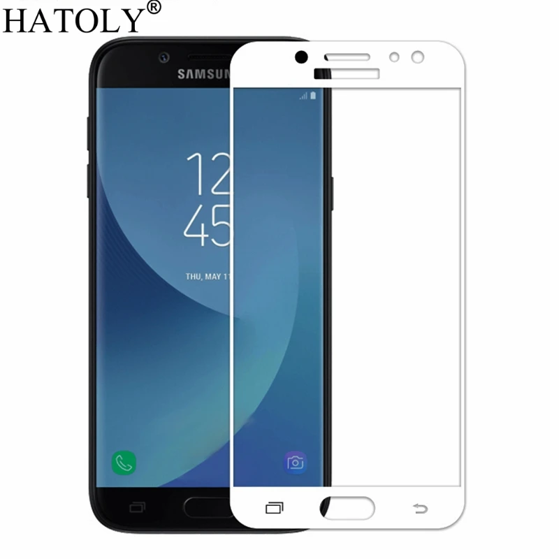 1 шт. закаленное стекло для Samsung Galaxy J7 2017 защита экрана J730F/DS полное покрытие 3D