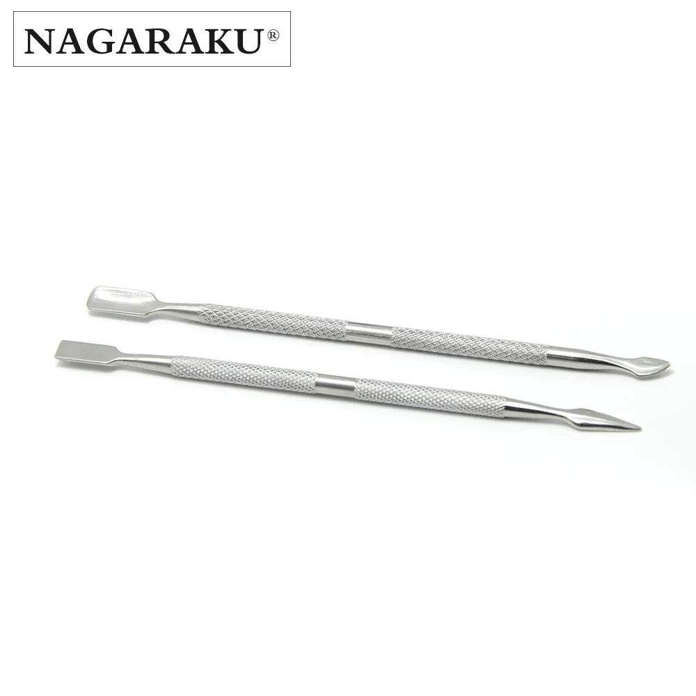 NAGARAKU средство для удаления кутикулы ногтей 2 шт. из нержавеющей стали