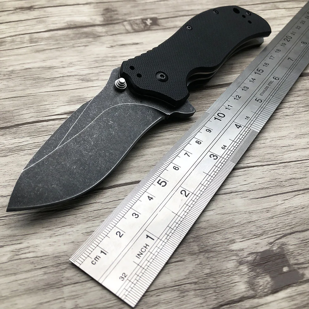 ZZSQ 0350BW Тактический выживания складной нож G10 ручка подшипника ножа подшипник карманный нож Кемпинг Охота Открытый EDC инструмент нож