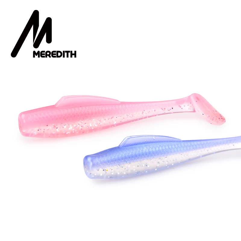 

MEREDITH 8pcs/Lot DieZel Minnow Fishing Soft Lures Baits Easy To Fish 80mm 5.9g Lures With Pvc Material T-tail And Smart Body