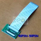 40 Pin до 50 Pin 50 PIN до 40 PIN ZIF 0,5 мм Соединительный адаптер + Удлинительный кабель для TTL LCD DVD компьютерного принтера