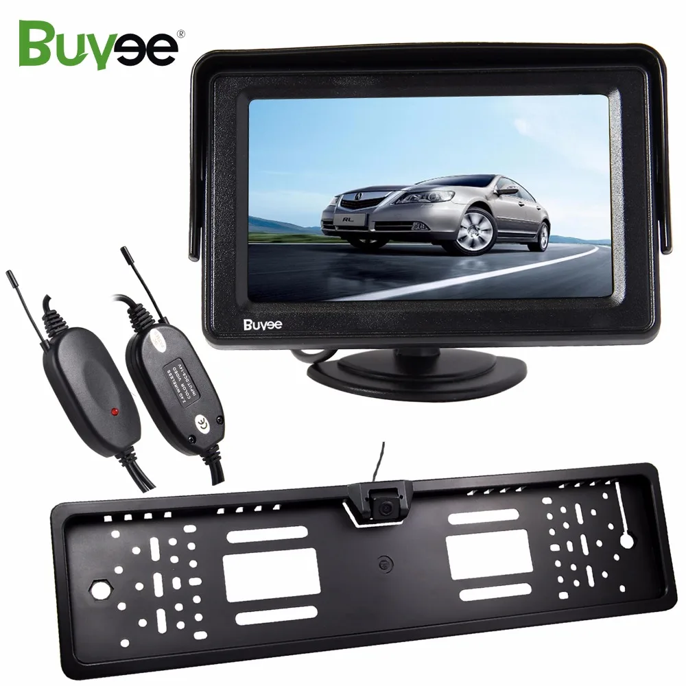 Buyee беспроводной/проводной парковочный монитор 4 3 &quotTFT ЖК-монитор HD
