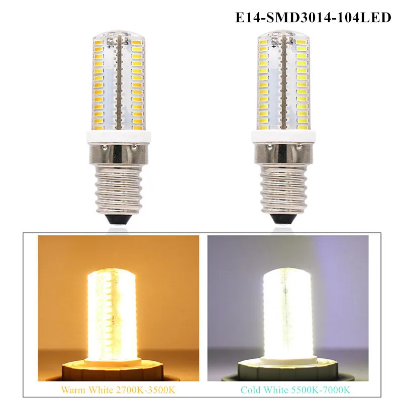 400 шт. силиконовые светодиодсветодиодный лампы G9 E14 AC220V 6 Вт 9 SMD 3014 64 104|candle light|candle led