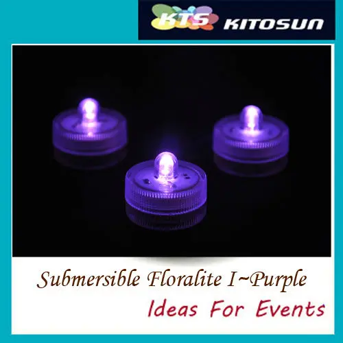 China Wholesale 120pcs Purple Color Single Submersible led Floralyte For Party Decoration