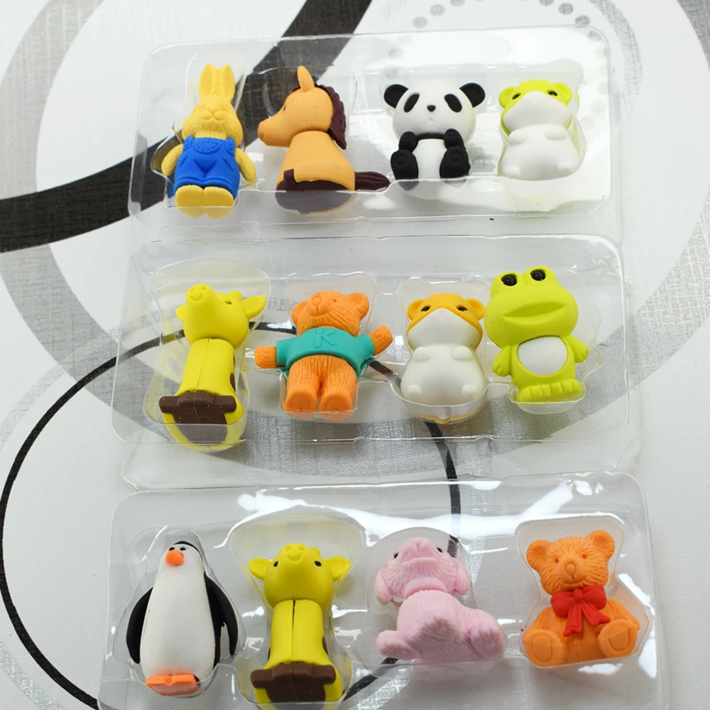 Животные мультфильм семейный набор для детей подарок канцелярские