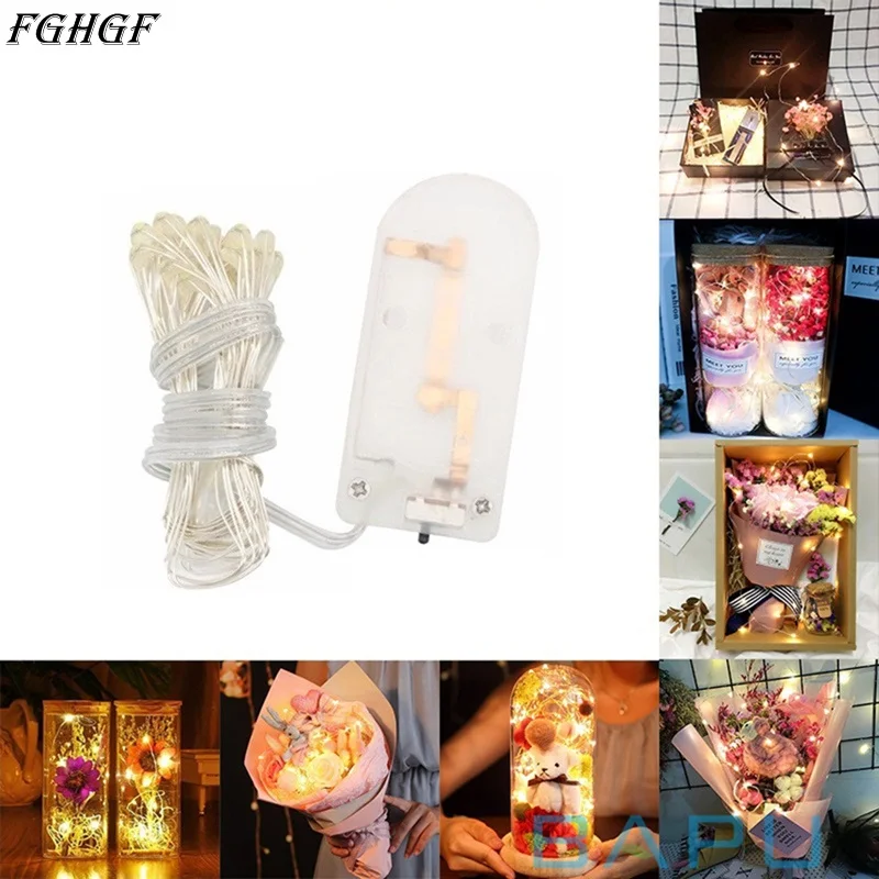 FGHGF медный провод светодиодный светильник s Ночной праздничный гирлянда