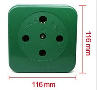 Промышленная розетка 3 фазный 4 провод 3P4W 16A/25A/32A/60A|4 wire|connector industrialconnector |