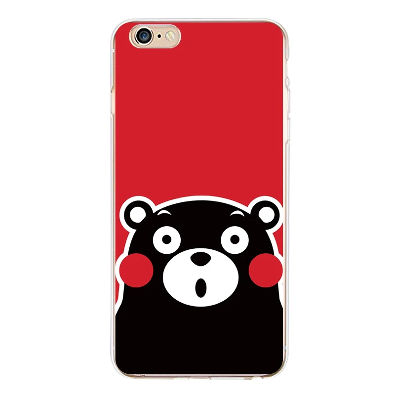 Мягкий прозрачный чехол с медведем из ТПУ для iPhone 4/4S 5 5S 6 6plus 7 8plus x принтом Микки
