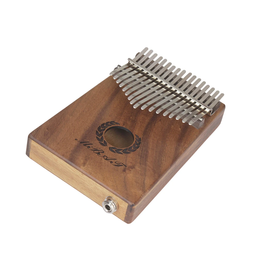 Портативный 17 клавишным Kalimba игрушечное пианино Mbira в гавайском стиле дерева КОА