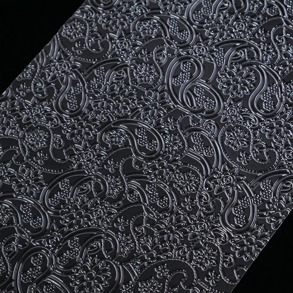 6 шт Пластик Fondant (сахарная) формы трафарет для торта печенье шины узор текстура