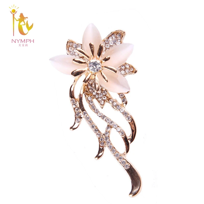 [Нимфа] Fine Jewelry брошь циркон большой броши бренд класса люкс для свадьбы