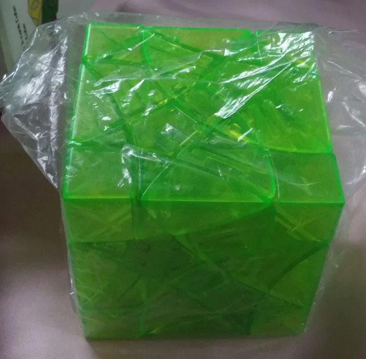 Bi Yi Niao TRG Мою weipo 2x2 Cube черный/белый/Stickerless birght/розовый/синий/голубой Speedcube развивающие игрушки для детей идея подарка Прямая кубик рубика - Цвет: Bi Yi Niao TRG