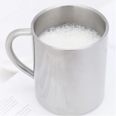 Креативная чашка для кофе и чая из нержавеющей стали кружка молока 300 мл | Дом сад