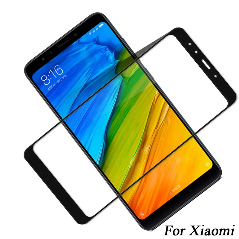 Закаленное стекло 2.5D для Xiaomi Mi A1 Redmi 5 Plus Note Pro 4X 4A 5A защитная пленка на полный экран
