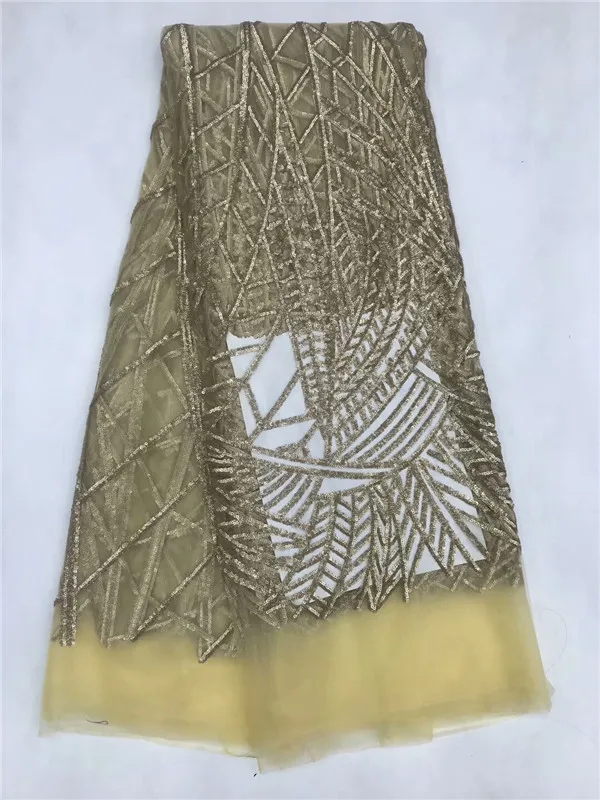 Flower Sequined Style African Mesh Tulle Net Lace green Sequins Party Dress Fabrics French India Guipure Embroiderey Fabric | Дом и сад