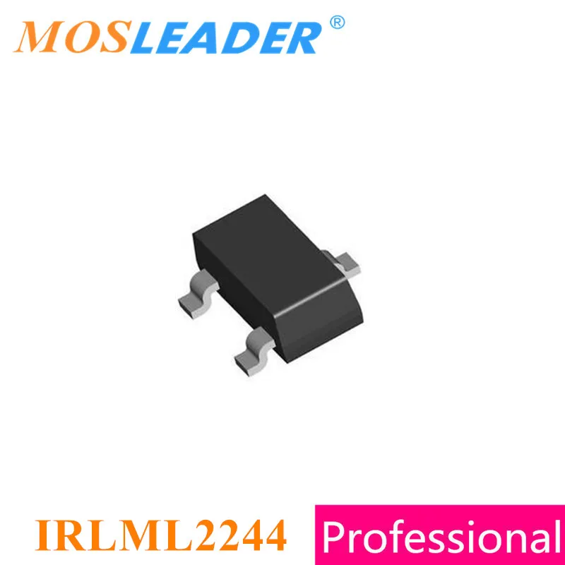 Mosleader IRLML2244 SOT23 3000 шт. IRLML2244TRPBF IRLML2244PBF Rds = 54mR 90mR P-Channel 20 в IRLML2244TR сделано Китае |