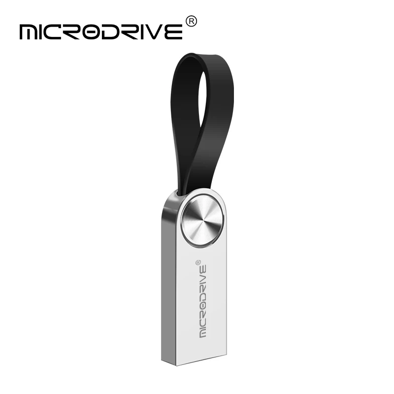 Металлический брелок, USB флеш-накопитель, мини-флешка, 128 ГБ, 64 ГБ, 32 ГБ, 16 ГБ, 8 ГБ, cle, usb 2,0, флеш-карта памяти, Флеш накопитель, usb флешка - Цвет: Серебристый
